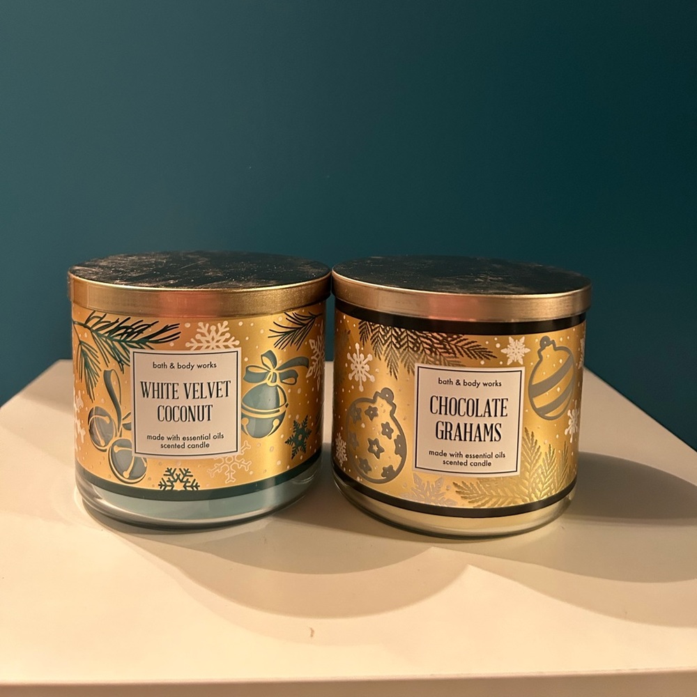 Bath and body works 3 wick candle bundle